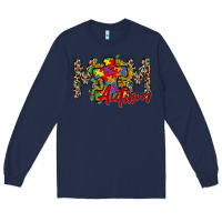 Navy mom autism 2 Long Sleeve Tee - RacoonDesign