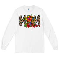 White mom autism 2 Long Sleeve Tee - RacoonDesign