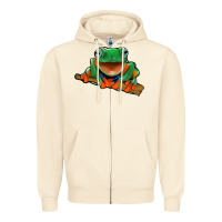 Sandshell frog Zipper Hoodie - Jasminsmagicworld