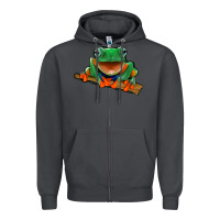 Smoke frog Zipper Hoodie - Jasminsmagicworld