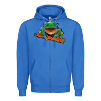 True Royal frog Zipper Hoodie - Jasminsmagicworld