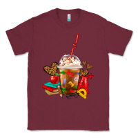 Burgundy teacher frappe coffee Classic Tee - FaDigitalArtStudio