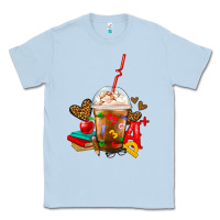 Dusty Blue teacher frappe coffee Classic Tee - FaDigitalArtStudio