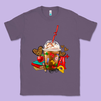Teacher Frappe Coffee Classic Tee Designed By Fadigitalartstudio