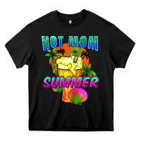 Black Hot mom summer Mother's Day Heavy Core Tee - FaDigitalArtStudio