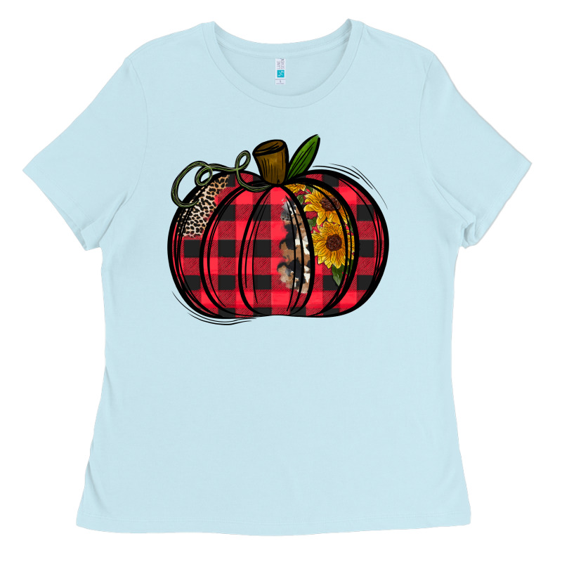 Buffalo Pumpkin Ladies Tee by CowhideDigitalArt | Teevron