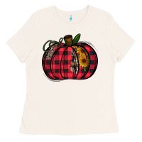 Bone Buffalo Pumpkin Ladies Tee - CowhideDigitalArt