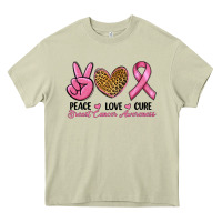 Mossy peace love cure Heavy Core Tee - RanaPortraitStore