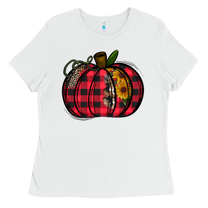 Buffalo Pumpkin Ladies Tee by CowhideDigitalArt | Teevron