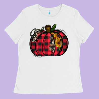Buffalo Pumpkin Ladies Tee Designed By Cowhidedigitalart