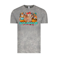 Cloud Rock Moo Pumpkin Get Out The Way Vintage Tee - CowhideDigitalArt
