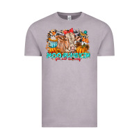 Vintage Zinc Moo Pumpkin Get Out The Way Vintage Tee - CowhideDigitalArt