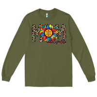 Army Green mom autism Long Sleeve Tee - RacoonDesign