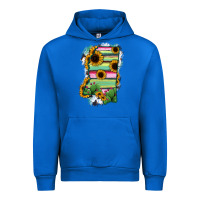 Cobalt Mississippi Map Sunflower Cactus Serape Urban Hoodie - RanaPortraitStore