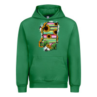 Emerald Mississippi Map Sunflower Cactus Serape Urban Hoodie - RanaPortraitStore