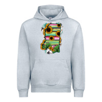 Heather Grey Mississippi Map Sunflower Cactus Serape Urban Hoodie - RanaPortraitStore