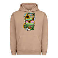 Pigment Burro Mississippi Map Sunflower Cactus Serape Urban Hoodie - RanaPortraitStore