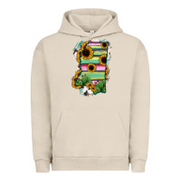 Pigment French Oak Mississippi Map Sunflower Cactus Serape Urban Hoodie - RanaPortraitStore