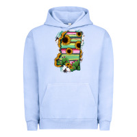 Pigment Grape Ice Mississippi Map Sunflower Cactus Serape Urban Hoodie - RanaPortraitStore