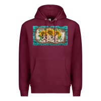 Burgundy western mother's day mini  cup Premium Hoodie - BarkalooDesign