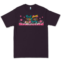 Plum best teacher ever libbey glass Premium Tee - BundleAndBundleShop