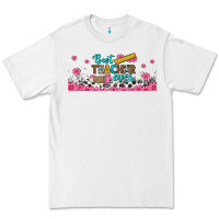 White best teacher ever libbey glass Premium Tee - BundleAndBundleShop
