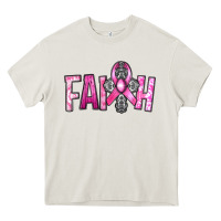 Cream horseshoe with roses and cross Heavy Core Tee - RanaPortraitStore