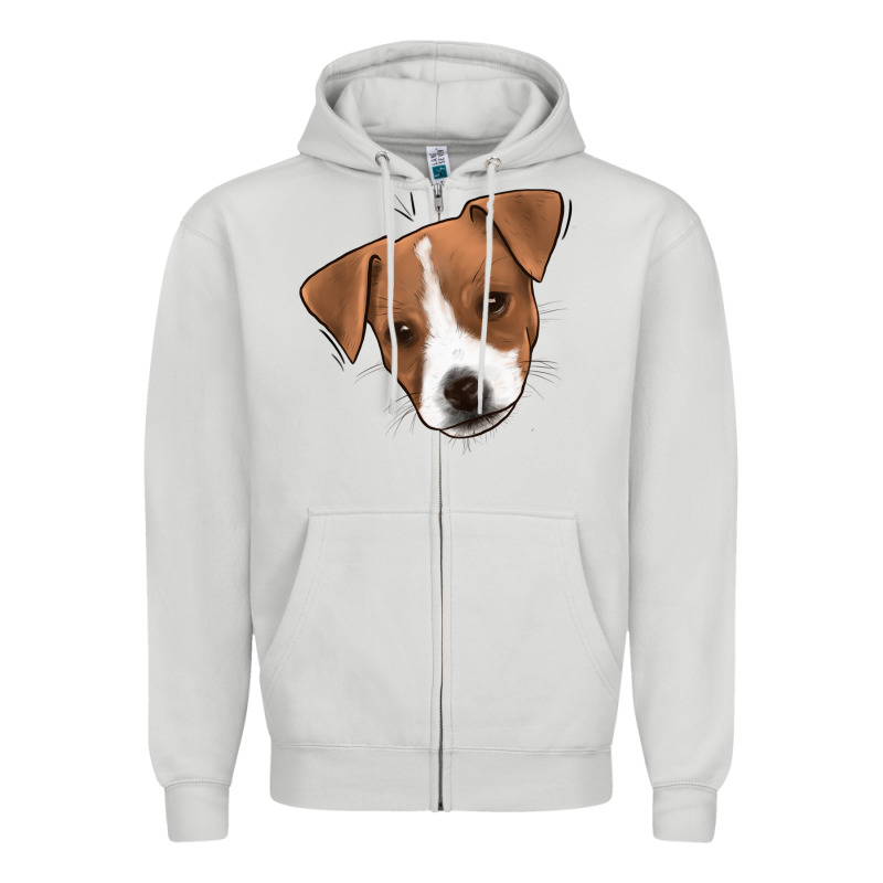 Jack Russel Zipper Hoodie by Jasminsmagicworld | Teevron
