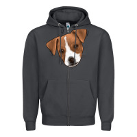 Smoke Jack Russel Zipper Hoodie - Jasminsmagicworld