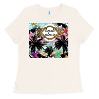 Bone Beach Please Ladies Tee - CowhideDigitalArt