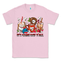 Bubblegum Pink It's Game Day Y'all Baseball Coffee Cups Classic Tee - FaDigitalArtStudio
