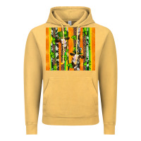 Vintage Mustard st patricks cow and shamrock with cowhide Vintage Hoodie - Artiststas