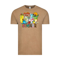Vintage Coffee hello summer drink Vintage Tee - CowhideDigitalArt