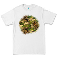 White camouflage and leopard patch  2 Premium Tee - BundleAndBundleShop