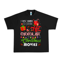 Black i just want to drink hot chocolate watch christmas movies premium Urban Heavy Tee - baoMotion