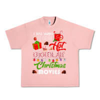 Salmon i just want to drink hot chocolate watch christmas movies premium Urban Heavy Tee - baoMotion