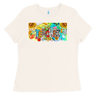 Bone Best Teacher Ever Ladies Tee - CowhideDigitalArt