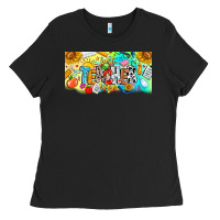 Black Best Teacher Ever Ladies Tee - CowhideDigitalArt