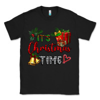 Black it's Christmas time Classic Tee - BarkalooDesign