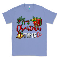 Colony Blue it's Christmas time Classic Tee - BarkalooDesign