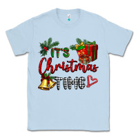 Dusty Blue it's Christmas time Classic Tee - BarkalooDesign