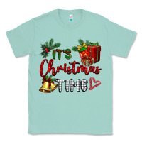 Seafoam it's Christmas time Classic Tee - BarkalooDesign