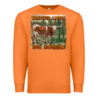 Carrot whatever lassos your longhorn Premium Sweatshirt - RanaPortraitStore