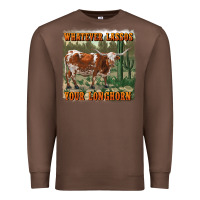Chestnut whatever lassos your longhorn Premium Sweatshirt - RanaPortraitStore