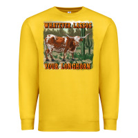 Lemon whatever lassos your longhorn Premium Sweatshirt - RanaPortraitStore