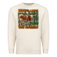 Sandshell whatever lassos your longhorn Premium Sweatshirt - RanaPortraitStore