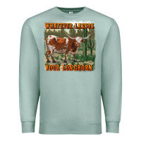 Seafoam whatever lassos your longhorn Premium Sweatshirt - RanaPortraitStore