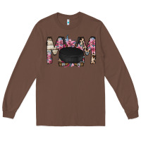 Chestnut mom hockey flower Long Sleeve Tee - RacoonDesign