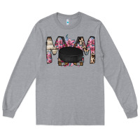 Mom Hockey Flower Long Sleeve Tee | Teevron
