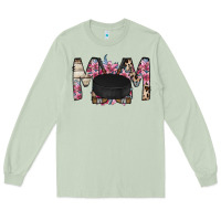 Matcha mom hockey flower Long Sleeve Tee - RacoonDesign